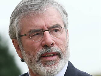 Gerry Adams arrested by PSNI
